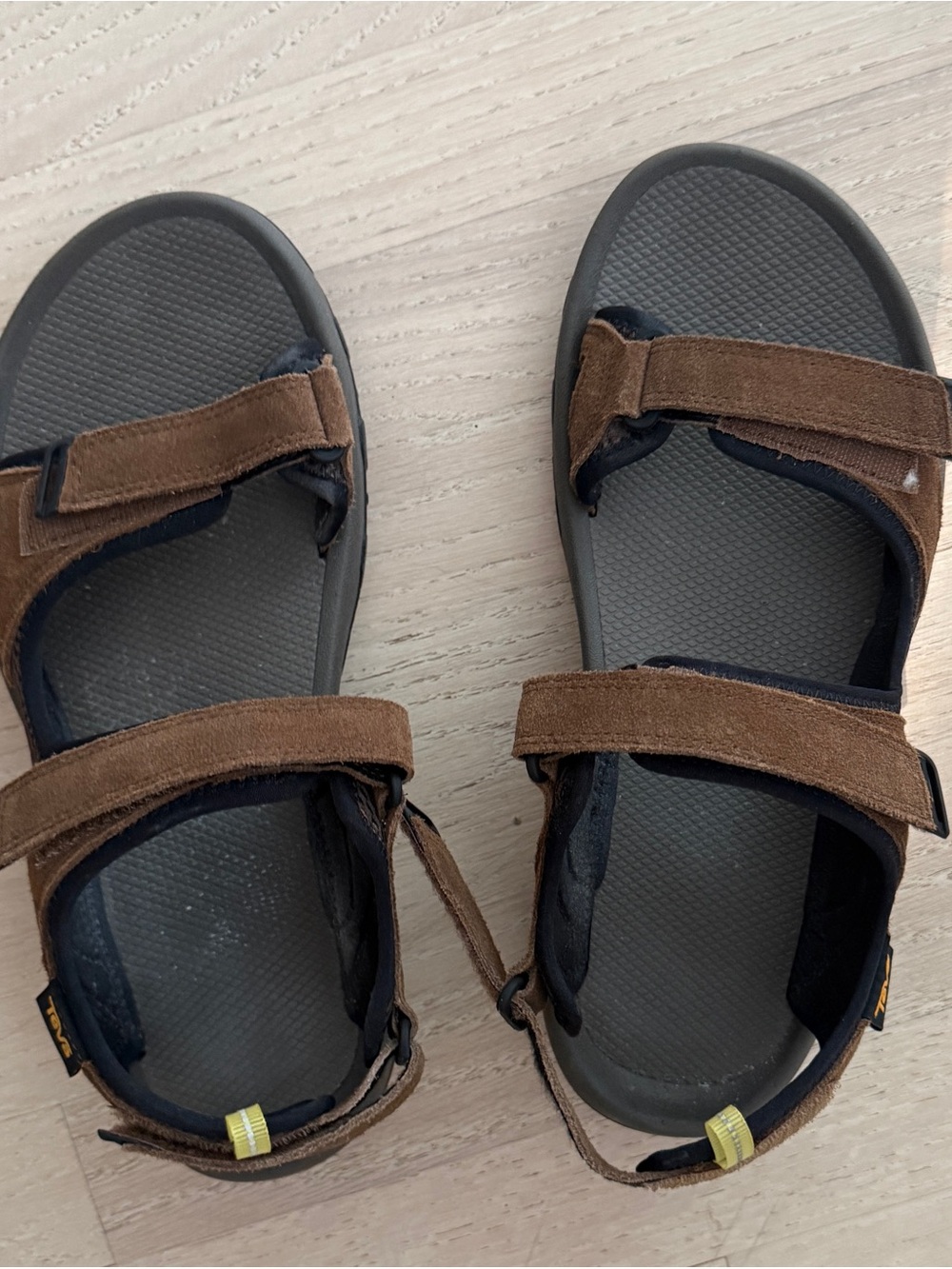 Teva Brown Suede Strap Men's Sandals